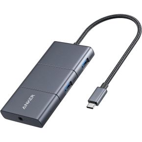 영국 앤커 허브 Anker USB C Hub PowerExpand 6in1 USBC Adapter with 4K60Hz HDMI 100W Power