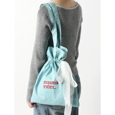 Ribbon eco bag_mint