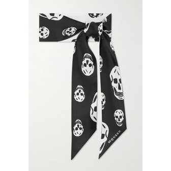 알렉산더맥퀸 프린트 실크 트윌 스카프 46376663163019626