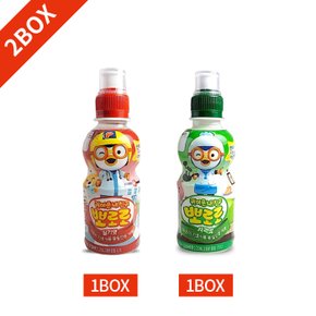 (팔도) 뽀로로 사과+딸기 235mLx 24펫 2박스묶음
