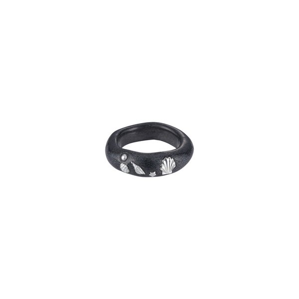 ceto ring-pearl black