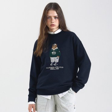 후아유 Steve Patch Sweatshirt WHMWF3922U