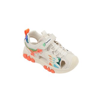 다이노솔즈 정글 티라노 샌들 키즈 베이지