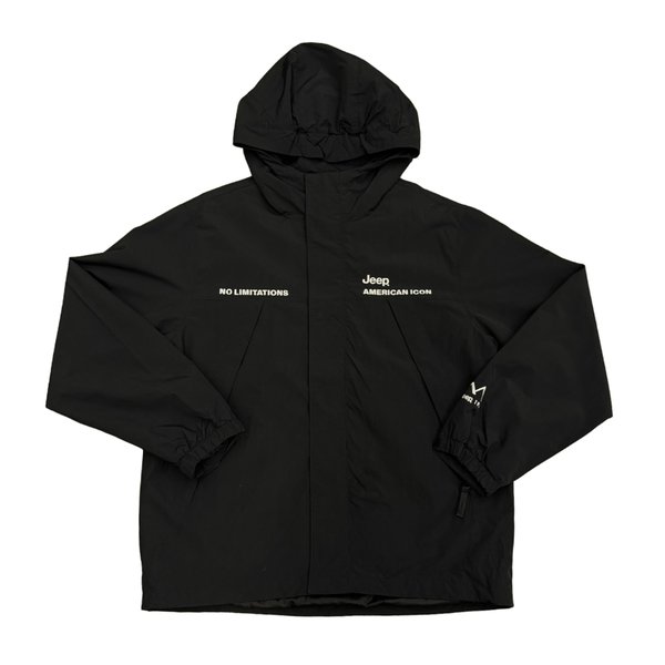[여주점] 지프 사선포켓 바람막이 점퍼 JN3JPU221BK