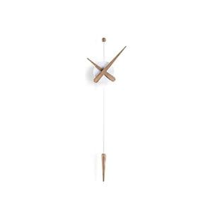 미국 노먼 벽시계 Nomon Punta Wall Clock Oak Finish/Glassfibre/Polystyrene 1349162