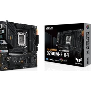 아수스 인텔 CPU LGA1700 B760M-E 마이크로 ATX TUF 게이밍 B760M-E D4 12.13세대 호환 게이밍