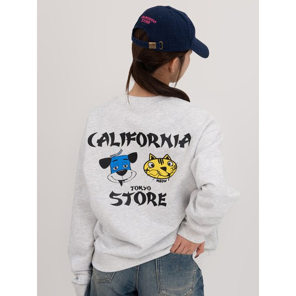 CALIFORNIA STORE  LIMITED COLLAB SWEAT (1% MELANGE)