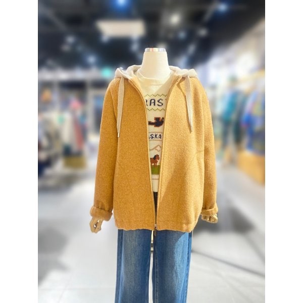 [여주점] 후드 울 점퍼 (BAJP01511)