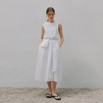 텐바이텐 Pocket belt Summer Dress - White