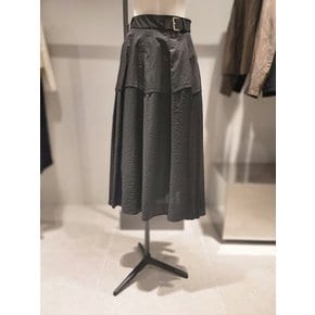 [여주점] 벨티드 비죠 플레어 스커트(SASK04441)