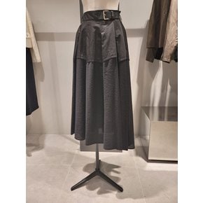 [여주점] 벨티드 비죠 플레어 스커트(SASK04441)