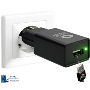 효도라디오 USB 충전기 220V 급속 충전 어댑터 편리한 LED충전표시등 소형가전 손선풍기 무선이어폰 모기채