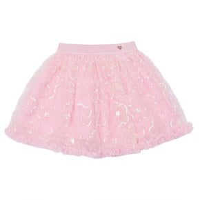 [여주점] 핑크 스팽글 꽃 샤 스커트 (Q51DCS080)