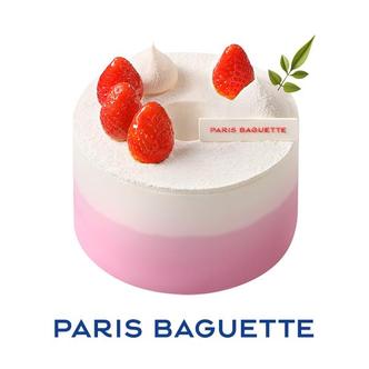 파리바게뜨 딸기우유 마블 쉬폰 케이크