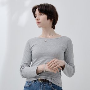 심플 기모 티셔츠 T0008_C