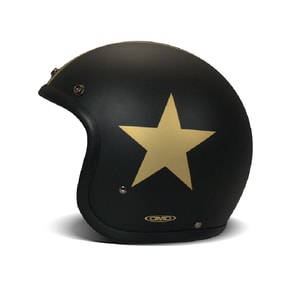 빈티지 오픈페이스 헬멧 STAR GOLD