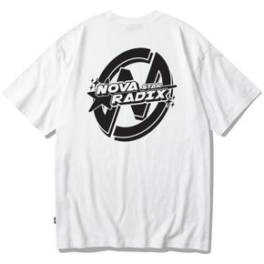 반팔 티셔츠 화이트  - 노바딕스 Y2K(Novadix Y2K)