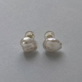 서림아트 [Line Art] Baroque Pearl Earring(Bold)