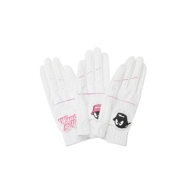 왁 골프 (WGHCX24112PIX)여성 Synthetic Leather WAACKY Golf Gloves