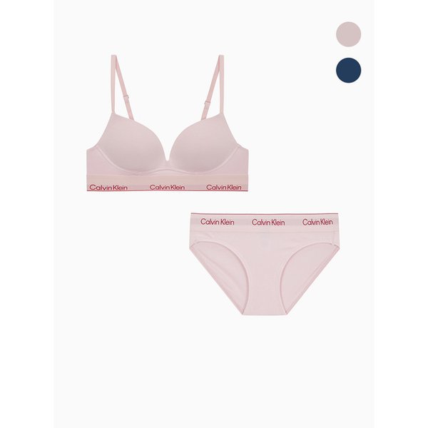 여성 아이콘 코튼 모달 AF 푸쉬업 브라 세트_QF8502AD(2Color)