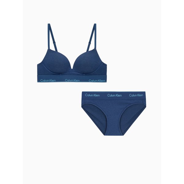 여성 아이콘 코튼 모달 AF 푸쉬업 브라 세트_QF8502AD(2Color)