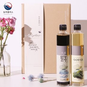 만능어간장 다시마식초 300ml 2병 선물 세트  농부플러스