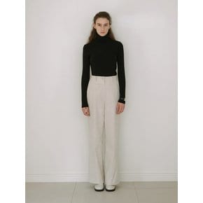 Corduroy wide pants (CREAM)