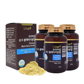 스캇나인 페루산 순수 블랙마카 분말 가루 3박스(박스당 200g) maca 아르기닌..[32121769]