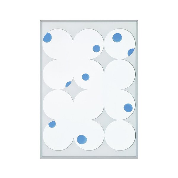 Mirror - Circles with blue apples A2