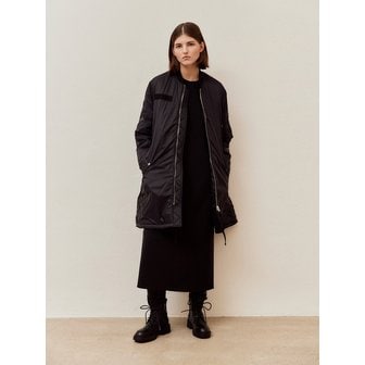 비자비 MA-1 LIGHT QUILTED LINING COAT (BLACK)