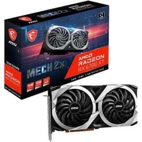 영국 MSI 그래픽카드0108 Radeon RX 6700 XT MECH 2X 12G Gaming Graphics Card 12GB GDDR6 2581