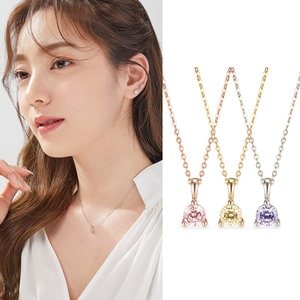 도로시 14K 파스텔 러브몬드 펜던트_4mm