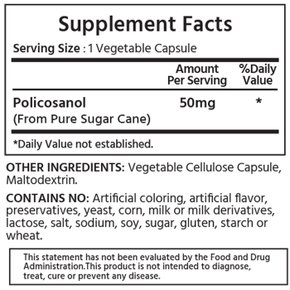 [해외직구] 2병 마이라이프 내추럴스 폴리코사놀 50mg 120정