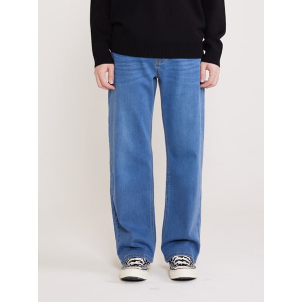 남성 와이드 데님팬츠 (INDIGO)