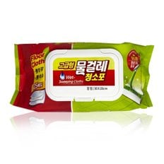 고급형 물걸레 청소포 (25매입)(중형)x12팩 /향균99.9%