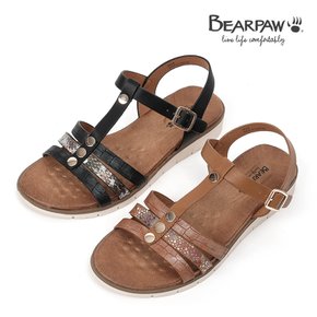 와이컨셉 베어파우(BEARPAW) 여성 스트랩 쿠션 샌들 글로리아 GLORIA (K2083NB)