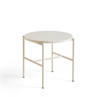 엑스투 헤이 HAY Rebar Side Table Round 45 리바 사이드 테이블 베이지 마블