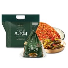 신세계푸드 [피코크] 조선호텔 포기김치 4kg + 열무김치 1.5kg