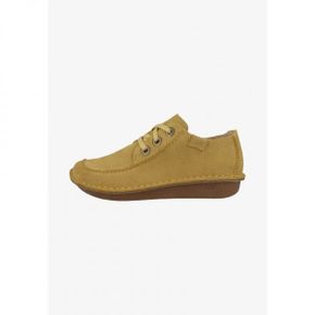 3619355 Clarks 클락스 퍼니 드림 - 캐주얼 레이스업 노란색 스웨이드