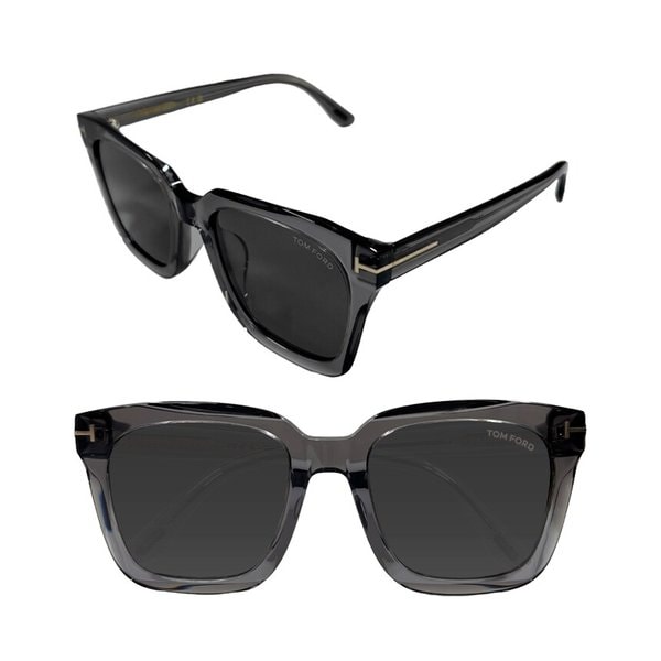 스퀘어 뿔테 선글라스 TF892-K 20A 아시안핏 반투명