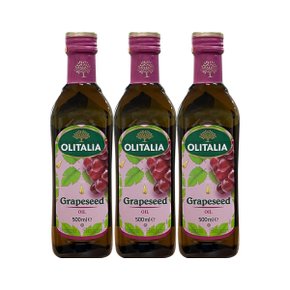 포도씨유 500ml 3개 / 포도씨오일