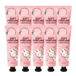 10개  소프트 퍼퓸 핸드크림 피치 브레스 50ml /고보습 핸드크림