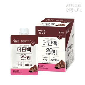 더단백 파우더 단백질 쉐이크 초코 7개입