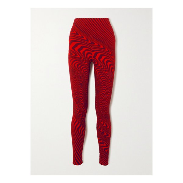 아즈텍 마운틴 Ed Curtis Jacquard-knit Leggings 레드 43769801098530728