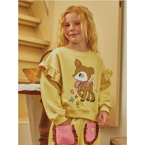 밤비프릴스웻셔츠(버터)