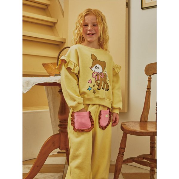 밤비프릴스웻셔츠(버터)