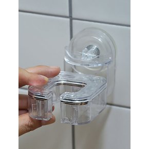 투명 욕실 헤어드라이어 거치대