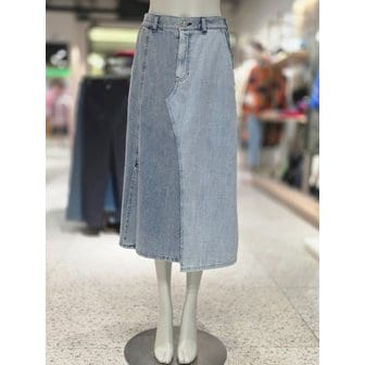 베네통 [파주점] A라인 데님 배색 스커트 BASKA1611-IN