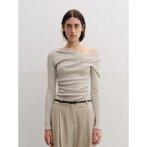 TVW SHIRRING OFF-SHOULDER TOP_3COLORS