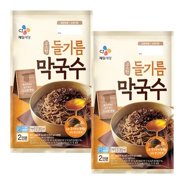 CJ제일제당 고소한 들기름막국수 356G 2개